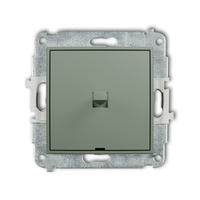 KARLIK ICON 61IWPUS-4.1 Mechanizm łącznika zwiernego, jednobiegunowego w stylu amerykańskim (jeden klawisz bez piktogramu)