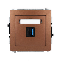 KARLIK DECO 9DGUSB-5 Gniazdo pojedyńcze USB A-A 3.0