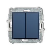 KARLIK ICON 64IWP-44.2 Mechanizm łącznika zwiernego, świecznikowego (dwa klawisze bez piktogramów, osobne zasilanie)