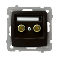 OSPEL KARO GGN-1S/m/40 Gniazdo głośnikowe pojedyncze