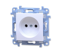 Kontakt Simon10 cg1.01/11 gniazdo wtyczkowe bez uziemienia