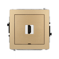 KARLIK DECO 8DHDMIBO-5 Mechanizm gniazda pojedynczego HDMI 2.1, 8K, bez pola opisowego