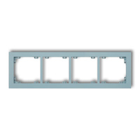 KARLIK DECO 48DR-4 Ramka uniwersalna podczwórna z tworzywa DECO Pastel Matt