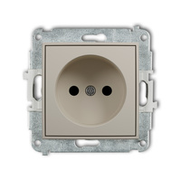 KARLIK MINI 60MGP-1p Mechanizm gniazda pojedynczego bez uziemienia 2P (przesłony torów prądowych)