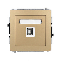 KARLIK DECO 8DGUSB-3 Gniazdo pojedyńcze USB A-B 2.0