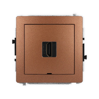 KARLIK DECO 9DHDMIBO-3  Gniazdo pojedyńcze  HDMI 2.0