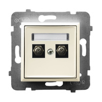 Ospel aria GPE-2U/m/27 Gniazdo ekwipotencjalne podwójne