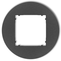 KARLIK MINI 11MRTO-1 Ramka uniwersalna pojedyncza okrągła z tworzywa