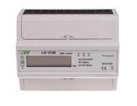 F&F Trójfazowy licznik energii, zdalny odczyt, port RS-485 Modbus RTU
