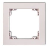 KARLIK DECO 40DR-1 Ramka uniwersalna pojedyncza z tworzywa DECO Pastel Matt