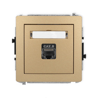 KARLIK DECO 8DGK-11  Gniazdo komputerowe pojedyńcze  1xRJ45