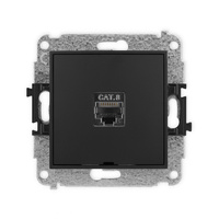 KARLIK MINI 12MGKBO-11  Gniazdo komputerowe pojedyńcze  1xRJ45