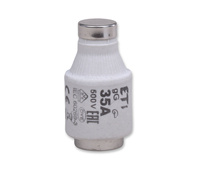 ETI Wkładka topikowa zwłoczna DIII gG 35A/500V 002313401 Bezpiecznik