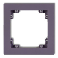 KARLIK DECO 50DR-1 Ramka uniwersalna pojedyncza z tworzywa DECO Pastel Matt