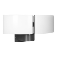 TOS DUO LED 2x20W podwójny naświetlacz ogrodowy, 2x1600lm, IP65, 4000K, PC, szary