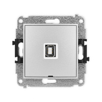 KARLIK MINI 7MGUSBBO-3  Gniazdo pojedyńcze  USB A-B 2.0