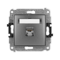 KARLIK ICON 11IGK-5  Gniazdo komputerowe pojedyńcze  1xRJ45