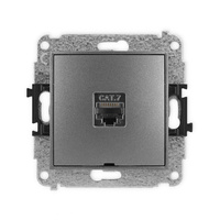 KARLIK ICON 11IGKBO-9  Gniazdo komputerowe pojedyńcze  1xRJ45