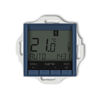 KARLIK MINI 64MRT-3.2 Mechanizm uniwersalnego elektronicznego tygodniowego regulatora temperatury (podświetlenie niebieskie)