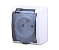 OSPEL FALA GNH-1HZ/00/d Gniazdo natynkowe bryzgoszczelne IP44