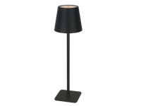 LED line LITE Lampa stołowa TAZA 3,5W 400lm CCT IP54 czarna 2x2000mAh