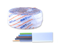 Przewód kabel płaski YDYp 5x4 450/750V biały NKT 172153020C0100  50m