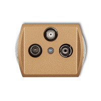 KARLIK TREND 8GM  Gniazdo abonenckie RTV-SAT końcowego multimedialnego (Internet)