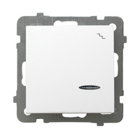 Ospel as ŁP-3GS/m/00 Łącznik schodowy z podświetleniem pomarańczowym