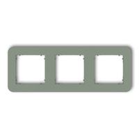 KARLIK MINI 61MRTZ-3 Ramka uniwersalna potrójna zaokrąglona z tworzywa