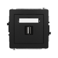 KARLIK DECO 12DGUSB-1  Gniazdo pojedyńcze  USB A-A 2.0