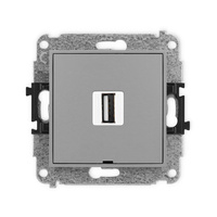 KARLIK MINI 27MGUSBBO-1  Gniazdo pojedyńcze  USB A-A 2.0