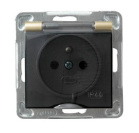 OSPEL IMPRESJA GPH-1YZ/m/28/d Gniazdo bryzgoszczelne z/u IP-44 złoto
