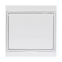 Gniazdo pojedyncze p/t 2P+Z, Schuko, bryzgoszczelne z klapką Luna, 16A, 250V, PT-17LH, biały