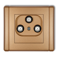 KARLIK FLEXI 8FGMU Gniazdo multimedialne 3F DATA (UPC)