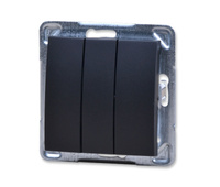 Ospel impresja łp-13y/m/33 łącznik potrójny czarny