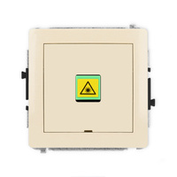 KARLIK DECO 1DGOPBO-1 Gniazdo światłowodowe optyczne pojedyńcze