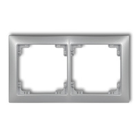 KARLIK DECO 7DRSO-2 Ramka uniwersalna podwójna z tworzywa DECO Soft