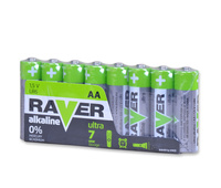 Baterie  Raver Ultra Alkaline AA  opakowanie 8sztuk B79218