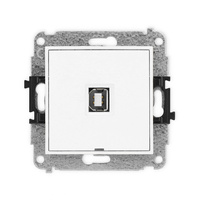 KARLIK ICON 25IGUSBBO-3  Gniazdo pojedyńcze  USB A-B 2.0