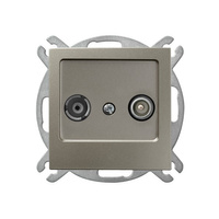 Ospel as GPA-16GP/m/45 Gniazdo RTV przelotowe 16-dB