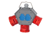 F-ELEKTRO F3.0609 Rozdzielnica POLYBOX gn 16/5, 2x32/5, 2x230V