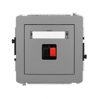 KARLIK DECO 27DGG-1  Gniazdo głośnikowe pojedyńcze