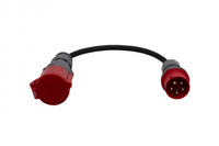 F-ELEKTRO F7.0123 Reduktor wtyczka siłowa16/5 + OW 5x2,5mm2 0,3m + gn 32/5