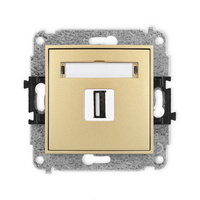 KARLIK MINI 29MGUSB-1  Gniazdo pojedyńcze  USB A-A 2.0