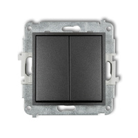 KARLIK MINI 11MWP-44.1 Łacznik zwierny świecznikowy (dwa klawisze bez piktogramów