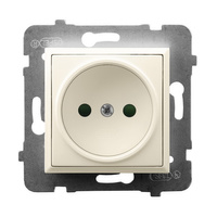 Ospel aria gp-1up/m/27 Gniazdo pojedyncze z przesłonami torów prądowych