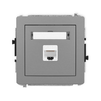 KARLIK DECO 27DGK-7 Gniazdo komputerowe pojedyńcze 1xRJ45