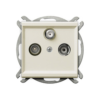 OSPEL SONATA GPA-RS/m/27 Gniazdo RTV-SAT końcowe ecru