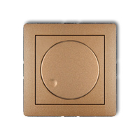 KARLIK DECO 8DRO-1 Regulator oświetlenia przyciskowo-obrotowego