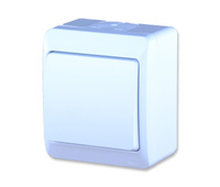 Hermes włącznik natynkowy pojedyńczy schodowy